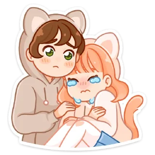 😭 Пичи и Шоко (@TgSticker), sticker Telegram 10 sur 48