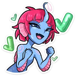😌 Лорелея от @tmemillik, sticker Telegram 13 sur 49