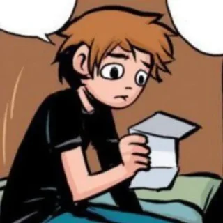 ⭐ ꒰🎸꒱ scott pilgrim ✯ ;; @suuukiw, Telegram sticker 23 of 43
