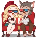🍿 Red Riding Hood, Telegram sticker 21 of 21