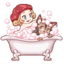 🛁 Red Riding Hood, Telegram sticker 12 of 21