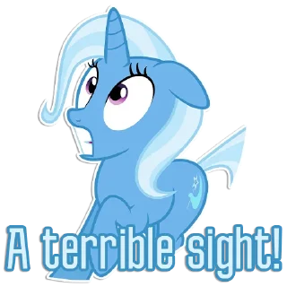 😳 Trixie Speaks | By @Egor418, Telegram sticker 16 of 36