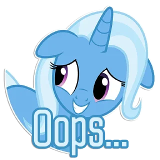 😬 Trixie Speaks | By @Egor418, Telegram sticker 12 of 36