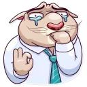 👌 Big Boss Cat, Telegram sticker 20 of 35