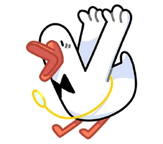 😳 @tgsticker Гусь - за мат кусь без надписей!, стикер Telegram 9 из 48