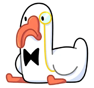 😫 @tgsticker Гусь - за мат кусь без надписей!, стикер Telegram 16 из 48