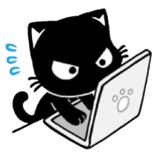 ❓ 🐈‍⬛️ .  Felix   ֶָ࣪   @prettycats_pc ꐑ       ๋࣭, Telegram sticker 13 of 38
