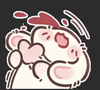 💘 китайские стикеры от канала @waummtea, Telegram sticker 11 of 16