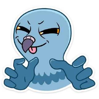 😈 Голубец (@TgSticker), Telegram sticker 8 of 48