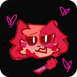 ❤ 💀, стікер Telegram 14 з 26