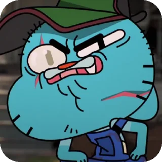 🥴 Gumball • @Earth928B, Telegram sticker 19 of 45