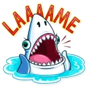 👎 It's a Shark!, Telegram sticker 19 of 40
