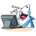 💻 It's a Shark!, Telegram sticker 15 of 40