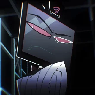 😘 БОЛЬШЕ ⇨ @CLOOBHUB ВОКС ОТЕЛЬ ХАЗБИН VOX HAZBIN ТГ, sticker Telegram 18 sur 94
