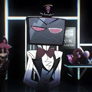 🤎 БОЛЬШЕ ⇨ @CLOOBHUB ВОКС ОТЕЛЬ ХАЗБИН VOX HAZBIN ТГ, sticker Telegram 16 sur 94