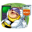 🤕 Ben The Bee, sticker Telegram 20 sur 30