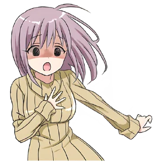 😳 Невеста-тян @nyasticks, sticker Telegram 6 sur 32