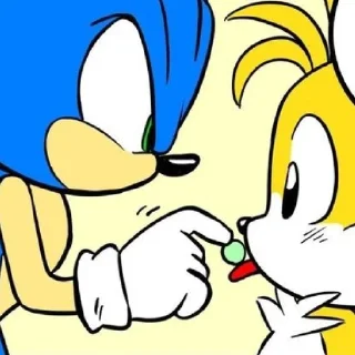 🟢 Томми в Роли Соника Фаз2
Или же >:3

Tomas the Hedgehog Vol2 >:D, sticker Telegram 12 sur 82