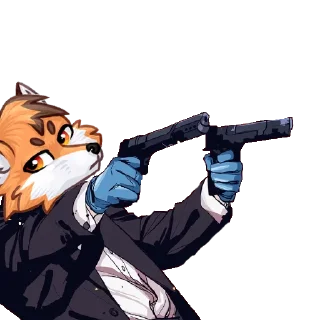 🔫 Cyberfox 2077, Telegram sticker 16 of 30