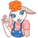 👋 Hillbilly Dolly, стикер Telegram 5 из 40