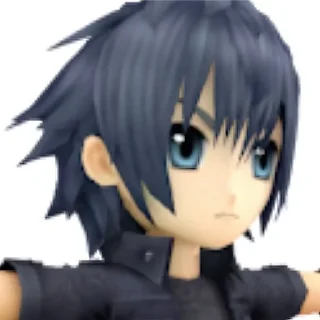 🌟 MY CUTIES:ZACK FAIR AND NOCTIS :: @Wertgyfthn, Telegram sticker 7 of 24