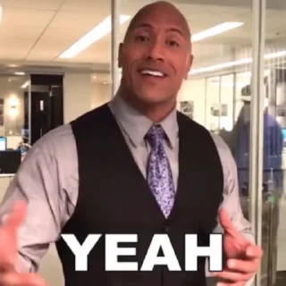 ☺️ The Rock stickers, Telegram sticker 1 of 33