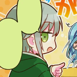 🪴 Шіхо Хіноморі від @kodokukondo, sticker Telegram 17 sur 92
