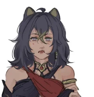 ⭐️ Dehya @itsgensharts, sticker Telegram 21 sur 25