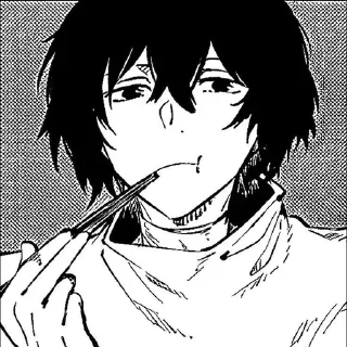 🚩 ★ my very own dazai stickerpac, стикер Telegram 11 из 100