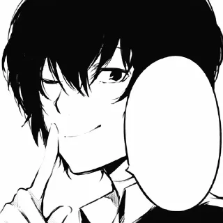 🚩 ★ my very own dazai stickerpac, стикер Telegram 13 из 100