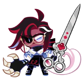 🫤 Red velvet cookie, sticker Telegram 11 sur 15