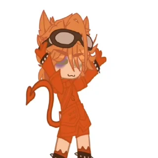 🌟 Мой Курасан Гача|автор-kUROSYA, Telegram sticker 11 of 13