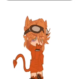 🌟 Мой Курасан Гача|автор-kUROSYA, Telegram sticker 5 of 13