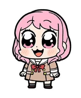 😃 Chibi ★ BanG ☆ Dream!, стікер Telegram 18 з 33