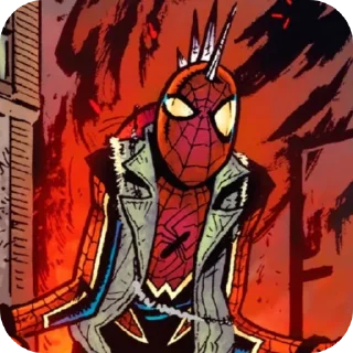 😈 Spider-Punk ➩ @Earth928B, sticker Telegram 16 sur 45