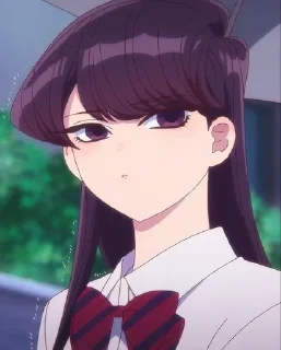 🌟 🎀Komi•Shouko🎀by @AnimeStickerrrs, стикер Telegram 14 из 76