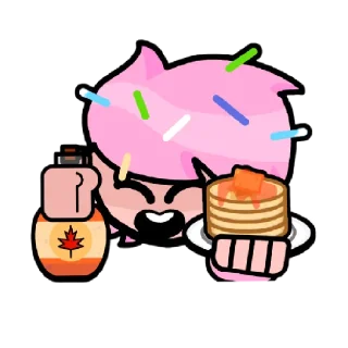 🥞 Пончик, стікер Telegram 5 з 12