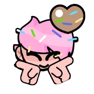 🥰 Пончик, стікер Telegram 10 з 12