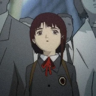 😮 {serial experiments lain} @animepsixx, sticker Telegram 5 sur 35