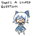 😒 Cirno, sticker Telegram 18 sur 80