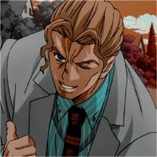👍 Кира Йошикаге, Telegram sticker 16 of 40
