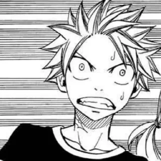 😬 Natsu Dragneel @anime_sticks, стикер Telegram 20 из 25