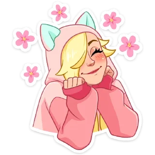 ☺️ Лина - @stickers_vk, стикер Telegram 5 из 48