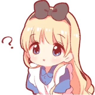 ❓ Алиса @nyasticks, Telegram sticker 18 of 26