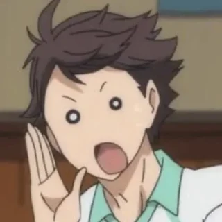 😦 haikyuu, Telegram sticker 1 of 24
