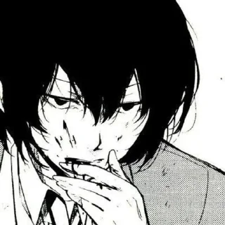🚩 Dazai Osamu @tkiiri, sticker Telegram 13 sur 88