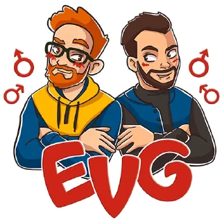 😘 ♂️EVG ♂️, Telegram sticker 1 of 13