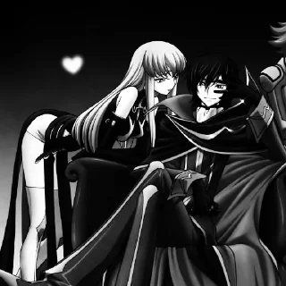 🖤 Code Geass ⸝⸝> ·̫ <⸝⸝ 
by @e3nchant1x, Telegram sticker 11 of 30
