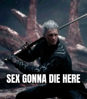 🥰 A S S | Vergil, Dante, Nero, sticker Telegram 14 sur 57