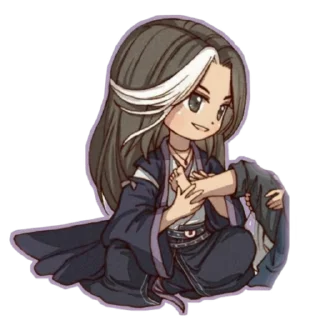😏 @kamelpack69 | Янь Уши |, sticker Telegram 9 sur 48